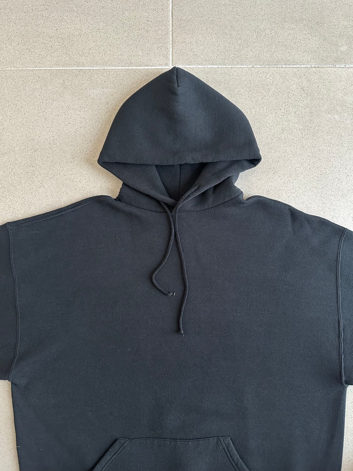 90s 빈티지 러셀 후드 블랙 XXL 상품이미지4