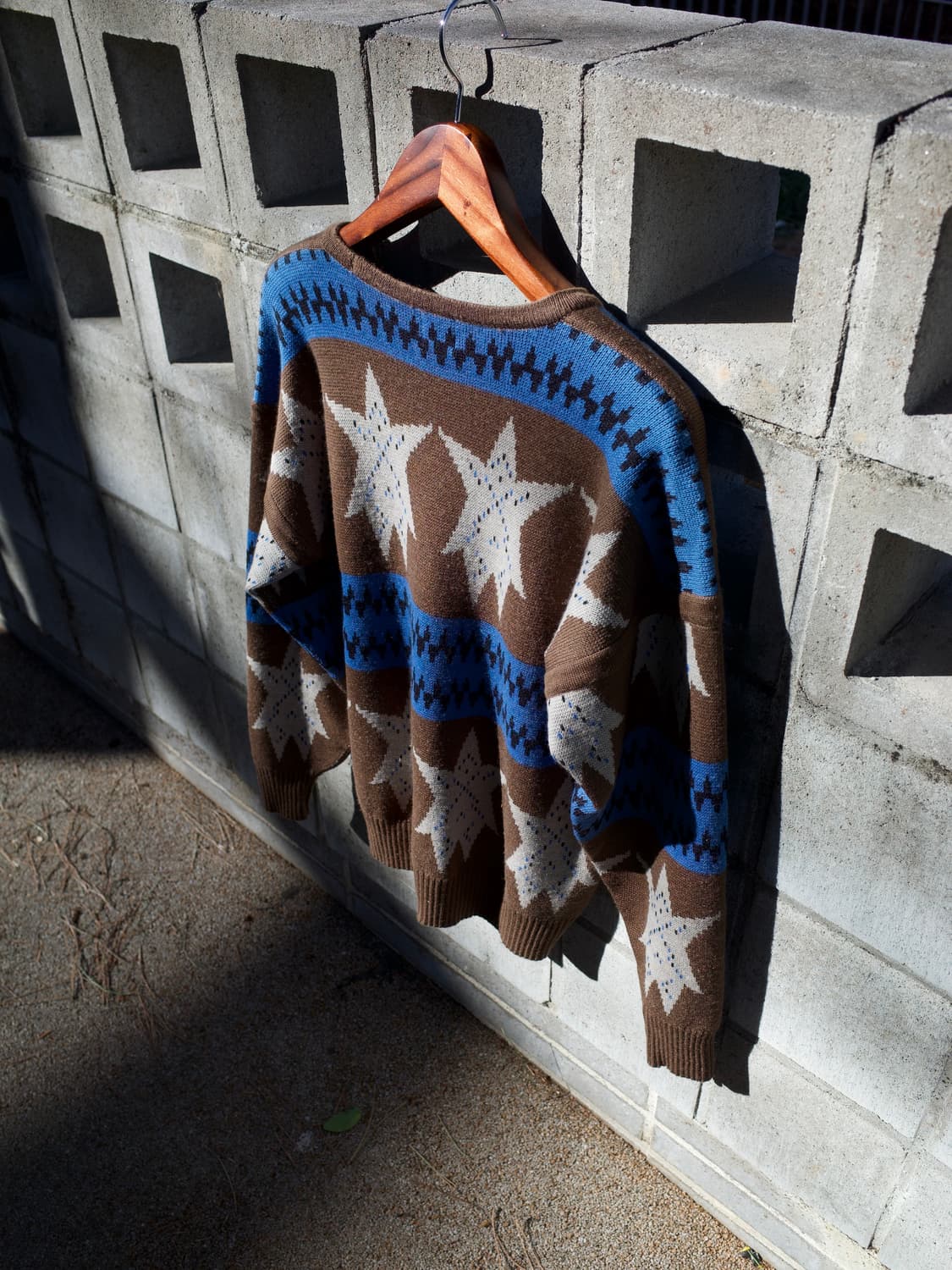 80’s Issey miyake jacquard knit sweater 상품이미지2