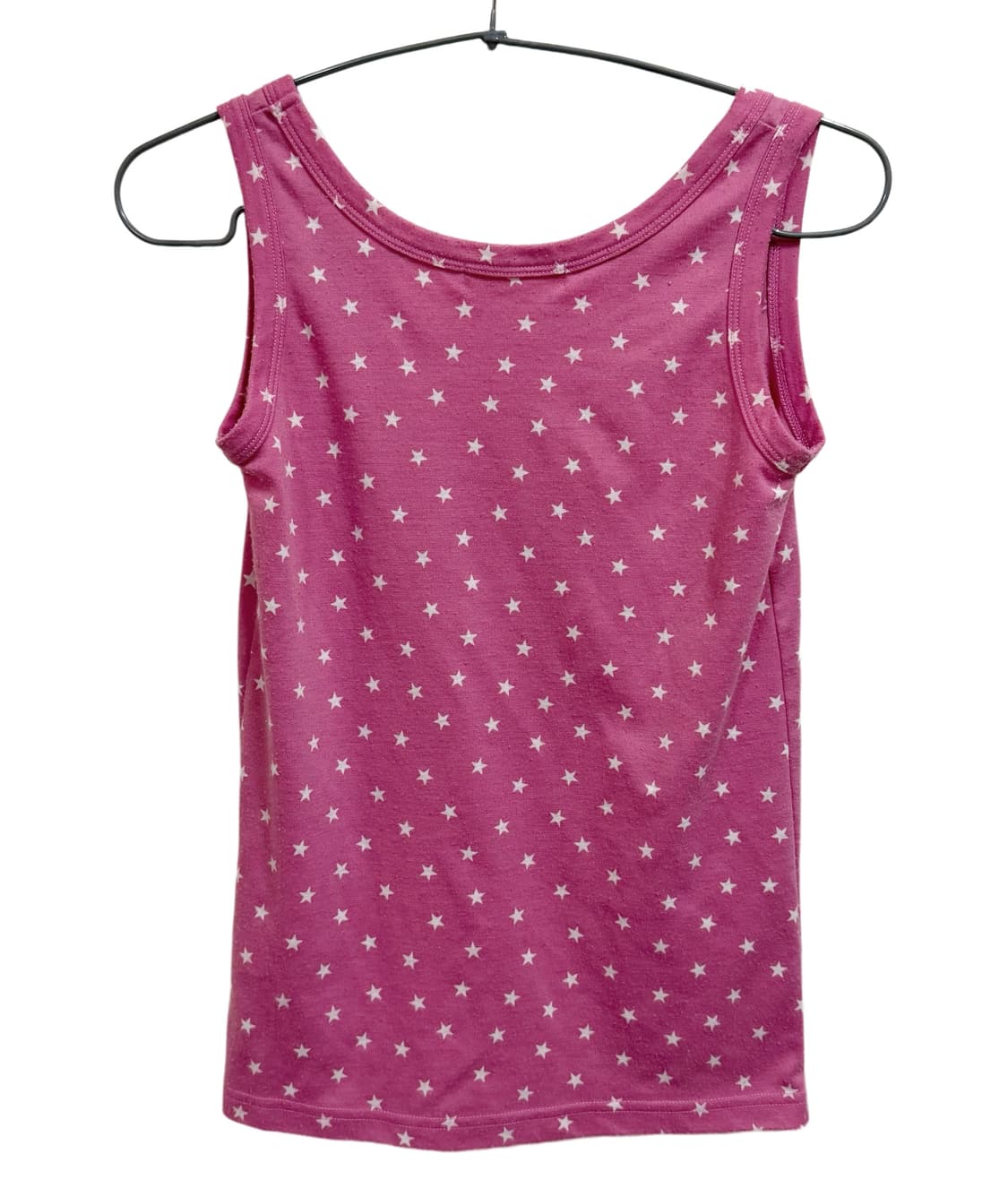 Y2k 갸루 핀터 깔 핑크 별 패턴 슬리브리스 상품이미지2