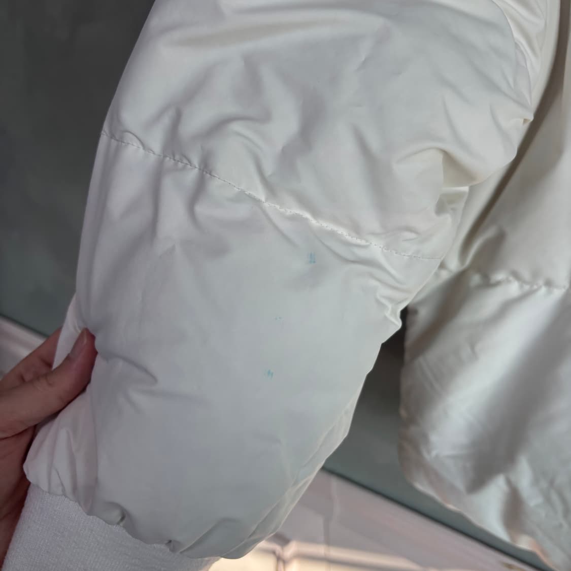 노스페이스 화이트라벨 닐턴 구스다운 패딩 화이트 상품이미지5