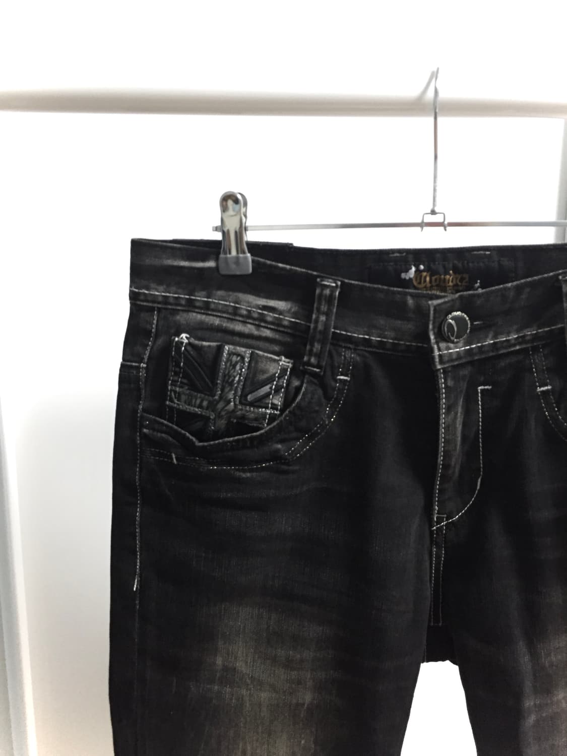 Flag ➕ Punk midi Capri Pants 십자가 펑크 팬츠 상품이미지6