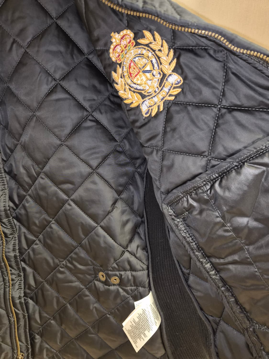 폴로 랄프로렌 퀼팅 조끼 XL 블랙 상품이미지4