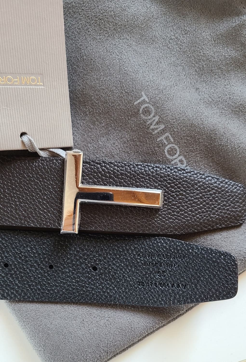 리버시블 카프 레더 벨트 상품이미지6