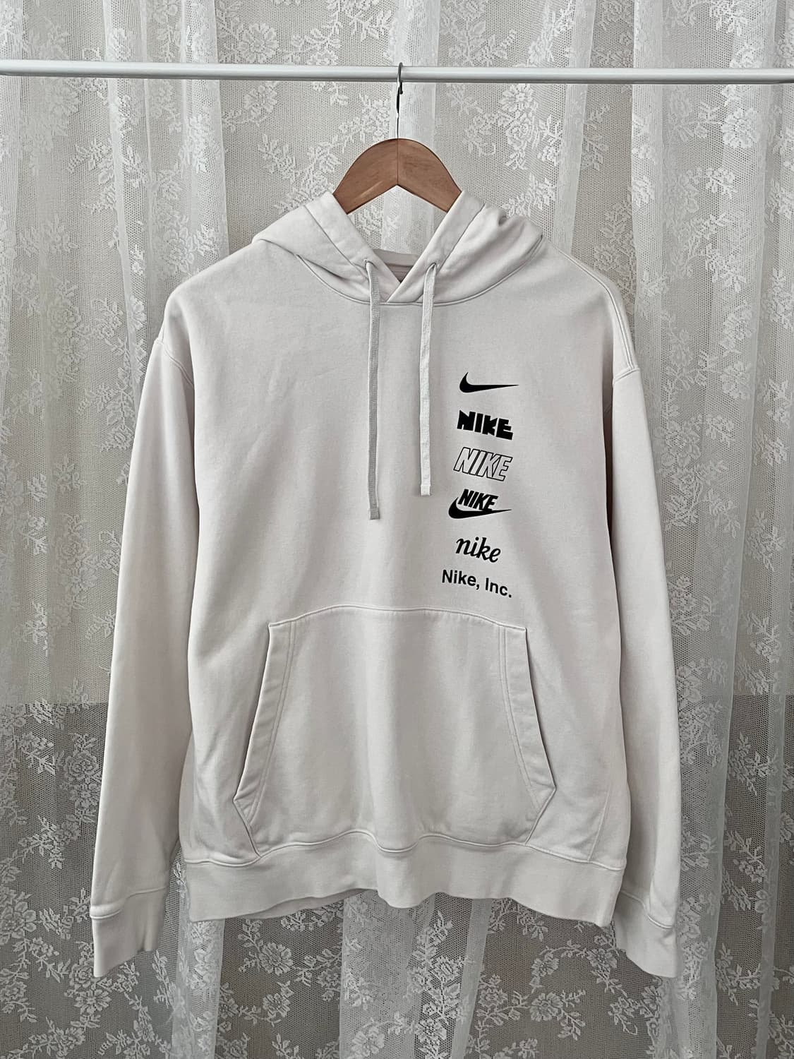 XXL) 나이키 스우시 기모 후드 티셔츠 상품이미지1