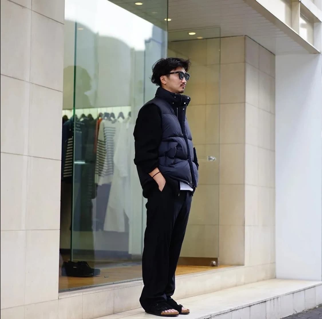 [4] AURALEE 오라리 슈퍼 라이트 나일론 립스탑 다운 베스트 상품이미지7