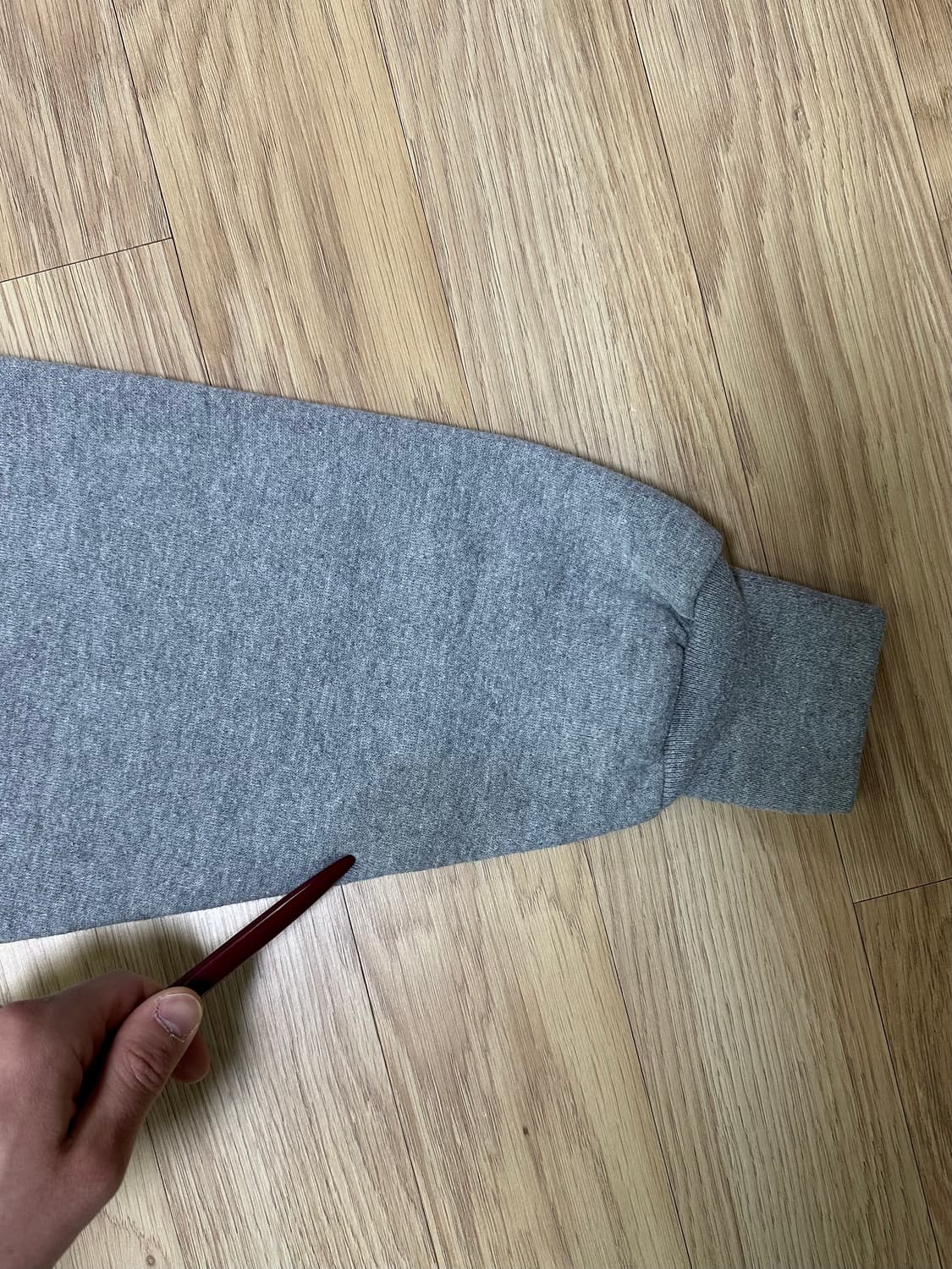 90s 빈티지 러셀 후드집업 그레이 XL 상품이미지8