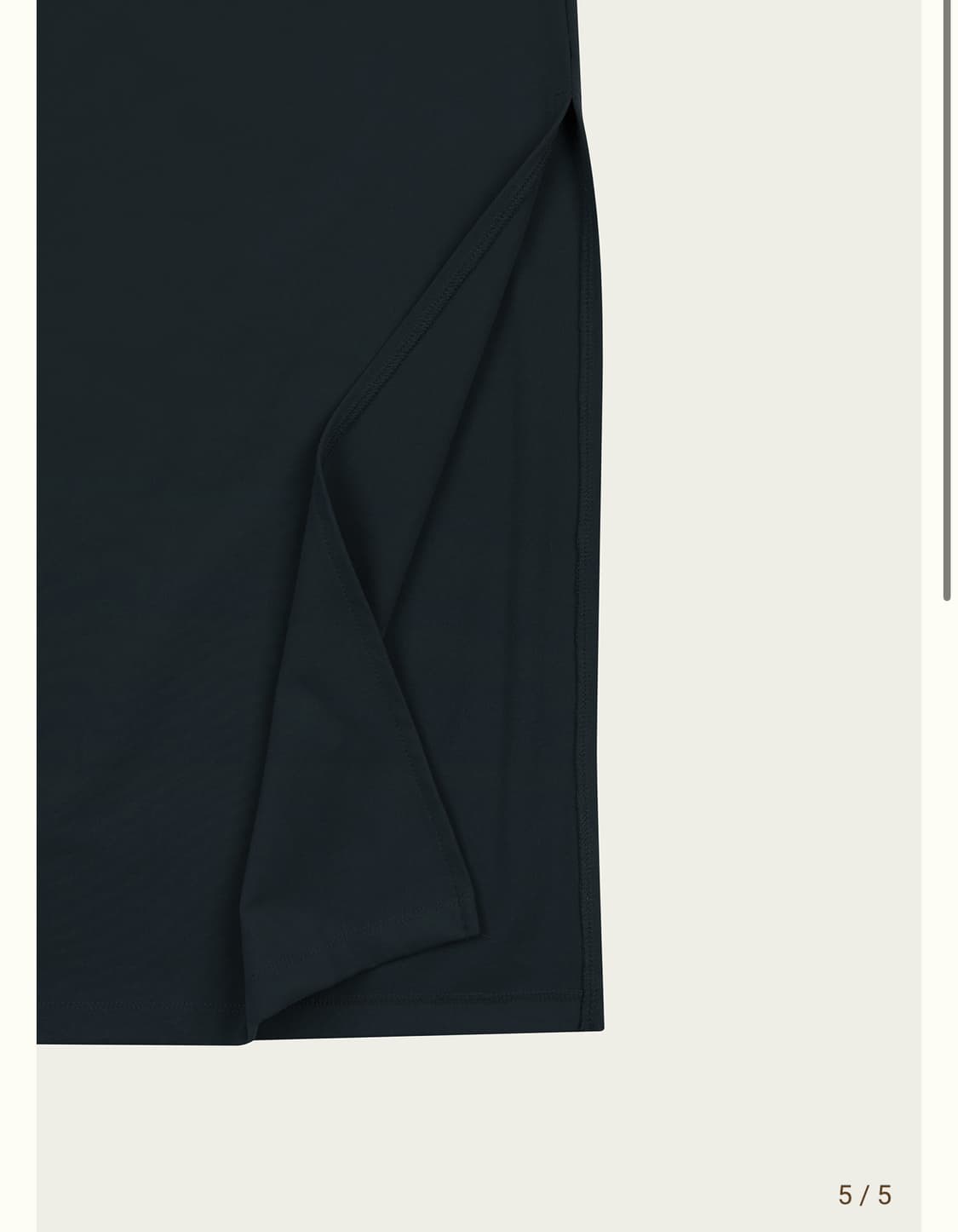 리본빛 스커트 Riko Jersey Skirt - Navy 상품이미지3