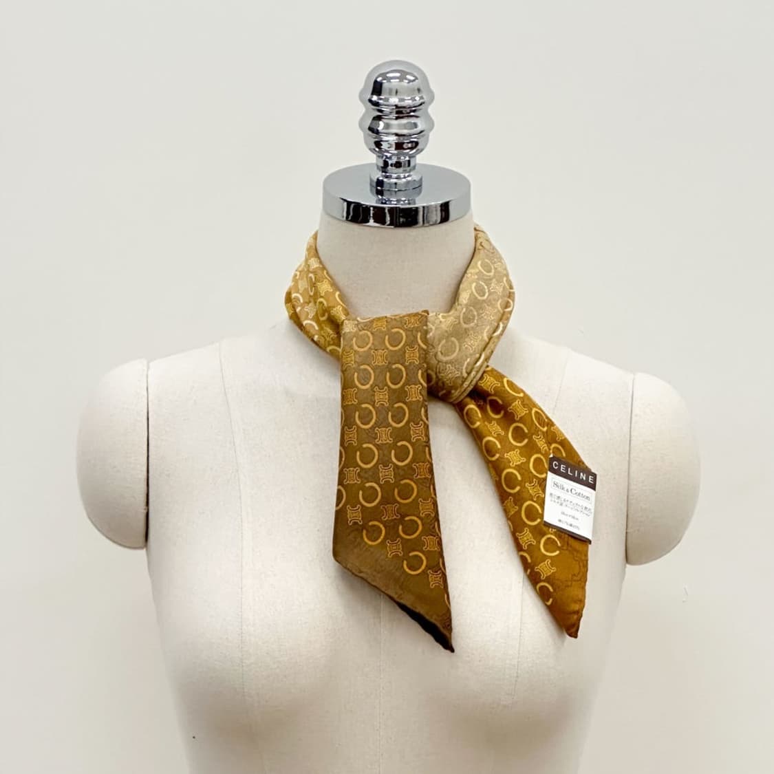 (새상품) celine / 셀린느 실크혼방 쁘띠스카프 상품이미지9