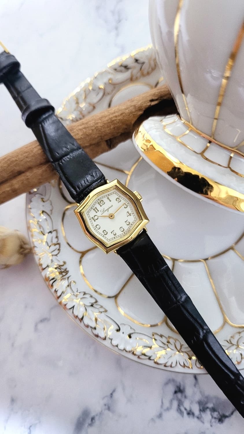 정품 론진 심파티 817.5093 로저드뷔 디자인 수동시계 상품이미지2