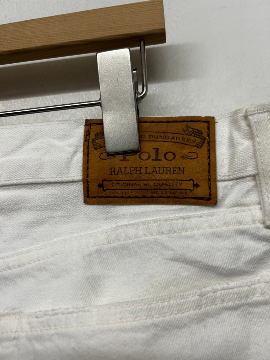 폴로 랄프로렌 화이트 데님 팬츠 상품이미지3