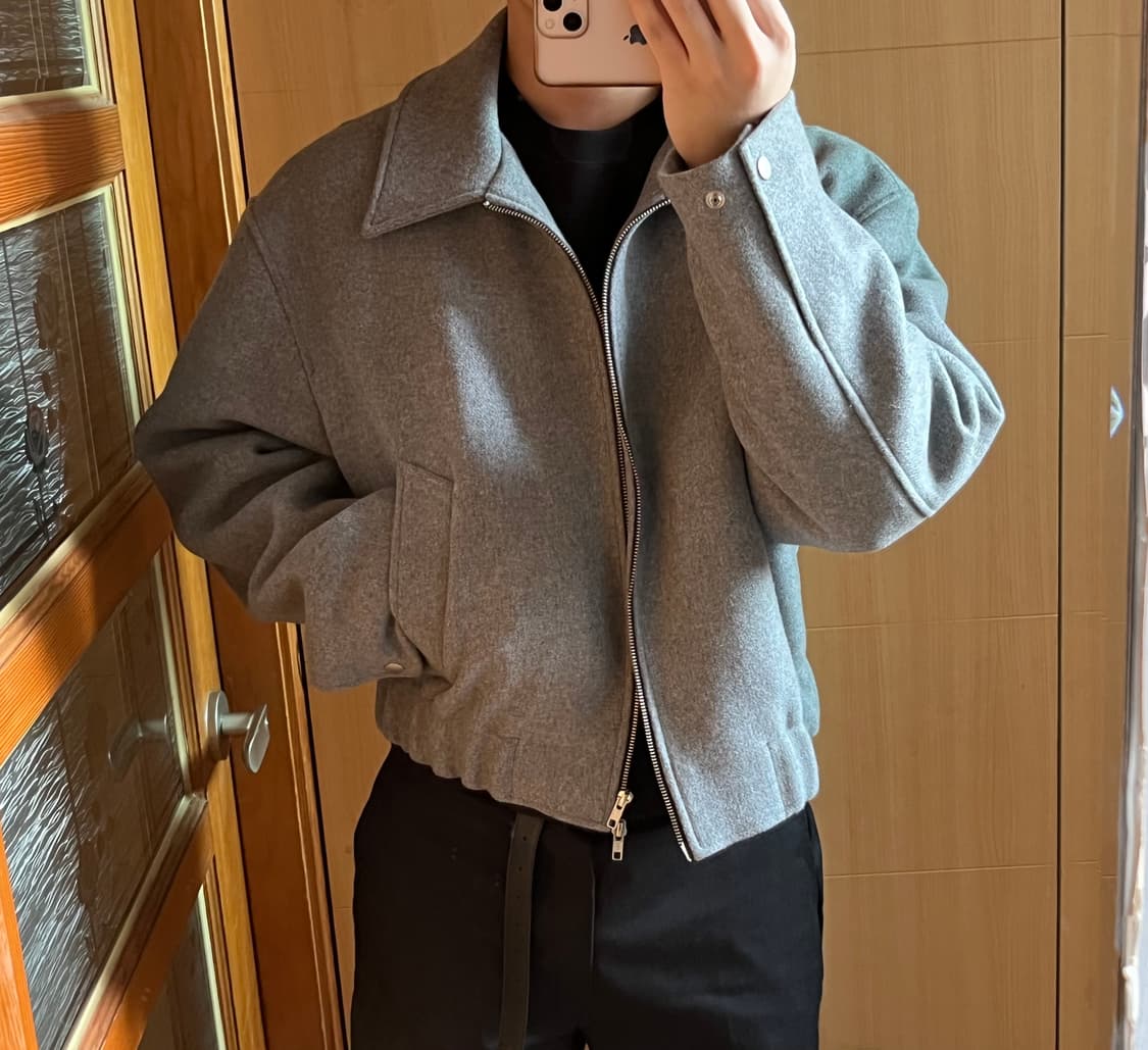 mjd 울 크롭 자켓 L 상품이미지3