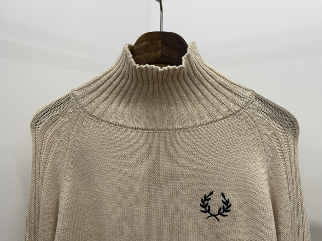 FRED PERRY 코튼 니트 (M) 상품이미지2