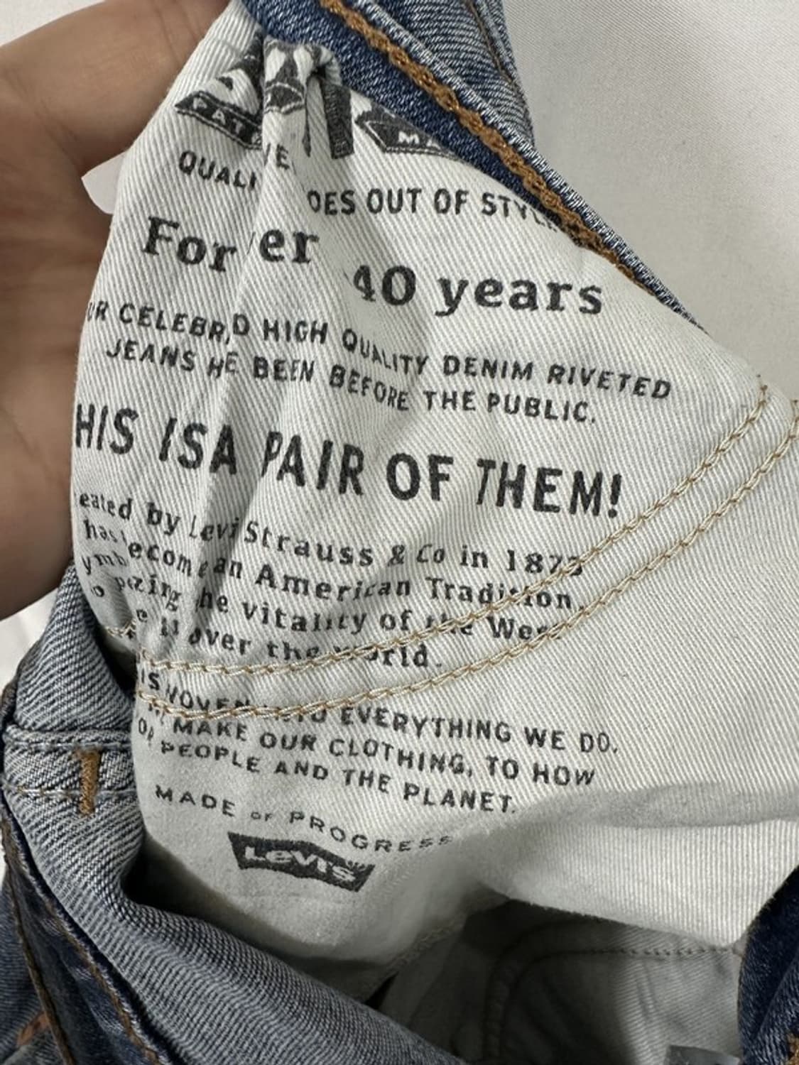 [W30L32] LEVI'S 리바이스510 16s 복각 오렌지탭 빈티지 상품이미지5