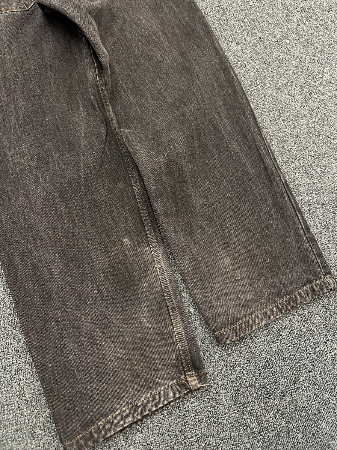 34) SOHK 스쿨오브하드낙 y2k 힙합 흑청 데님팬츠 상품이미지5