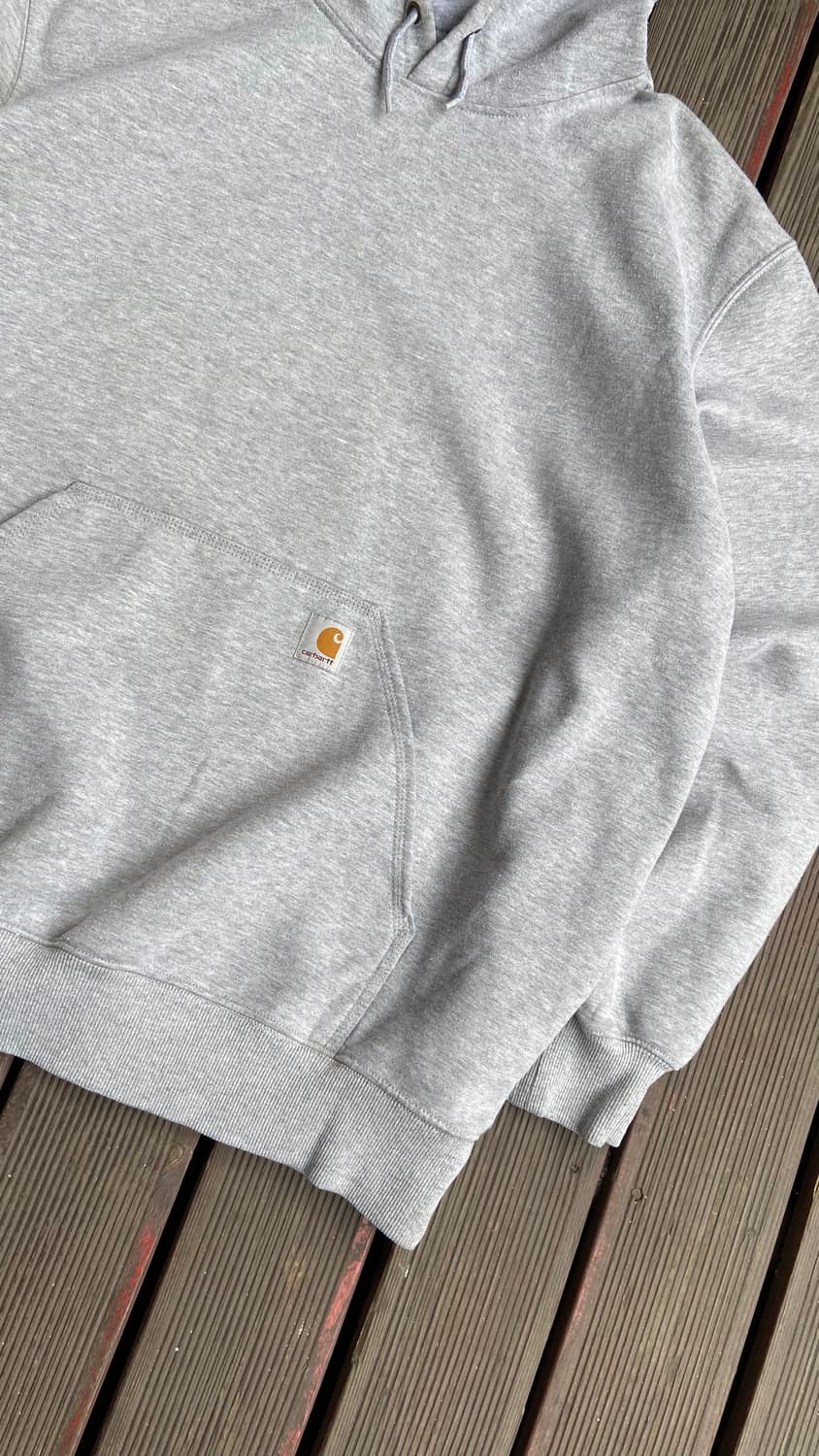 실측 3XL) 칼하트 레인 디펜더 그레이 후드 상품이미지4