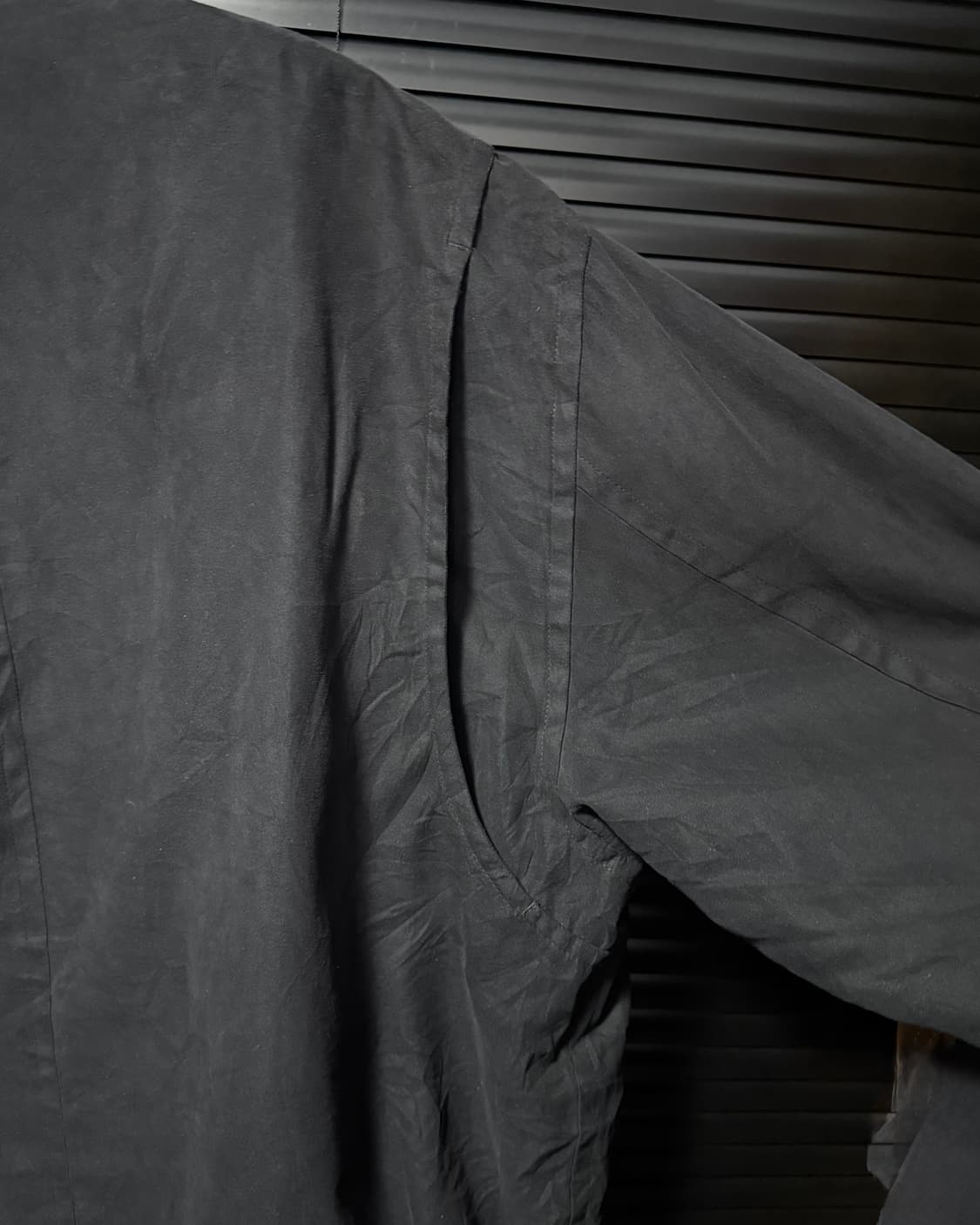 폴로 랄프로렌 블랙 스웨이드 블루종 봄버 점퍼 카라 자켓 XL 105 상품이미지6