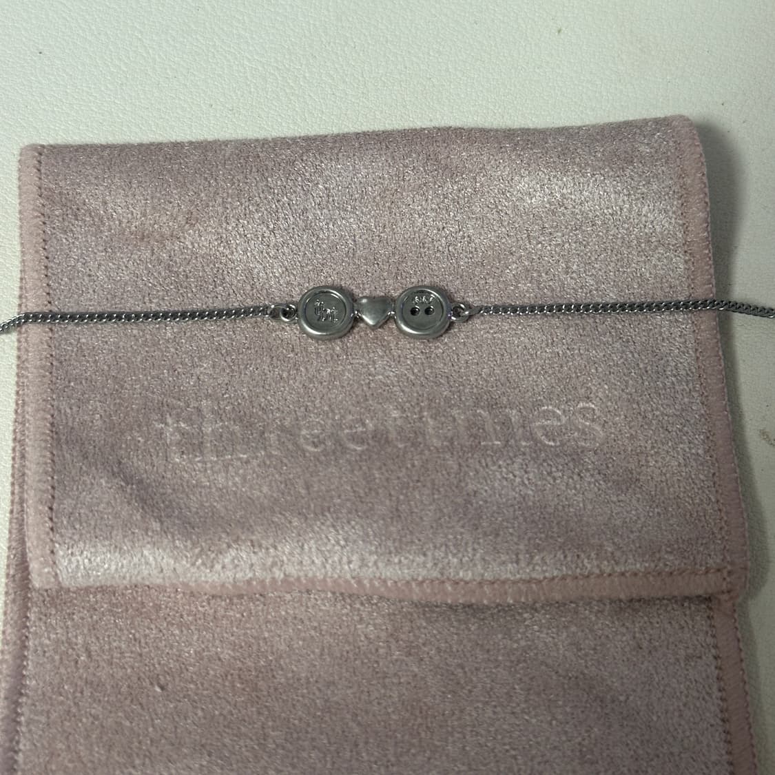 Threetimes Love button necklace 상품이미지3