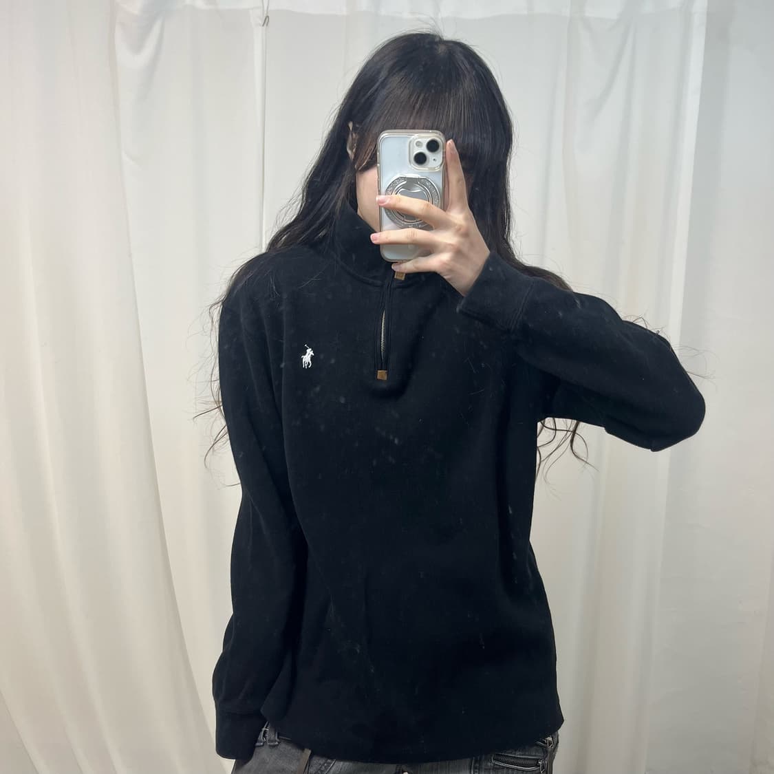 Polo Black Half-zip Knit 상품이미지1