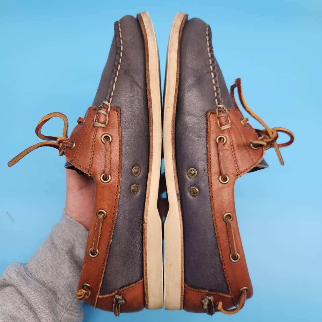 o 스페리 타코마 레더 남성보트슈즈 275 상품이미지5