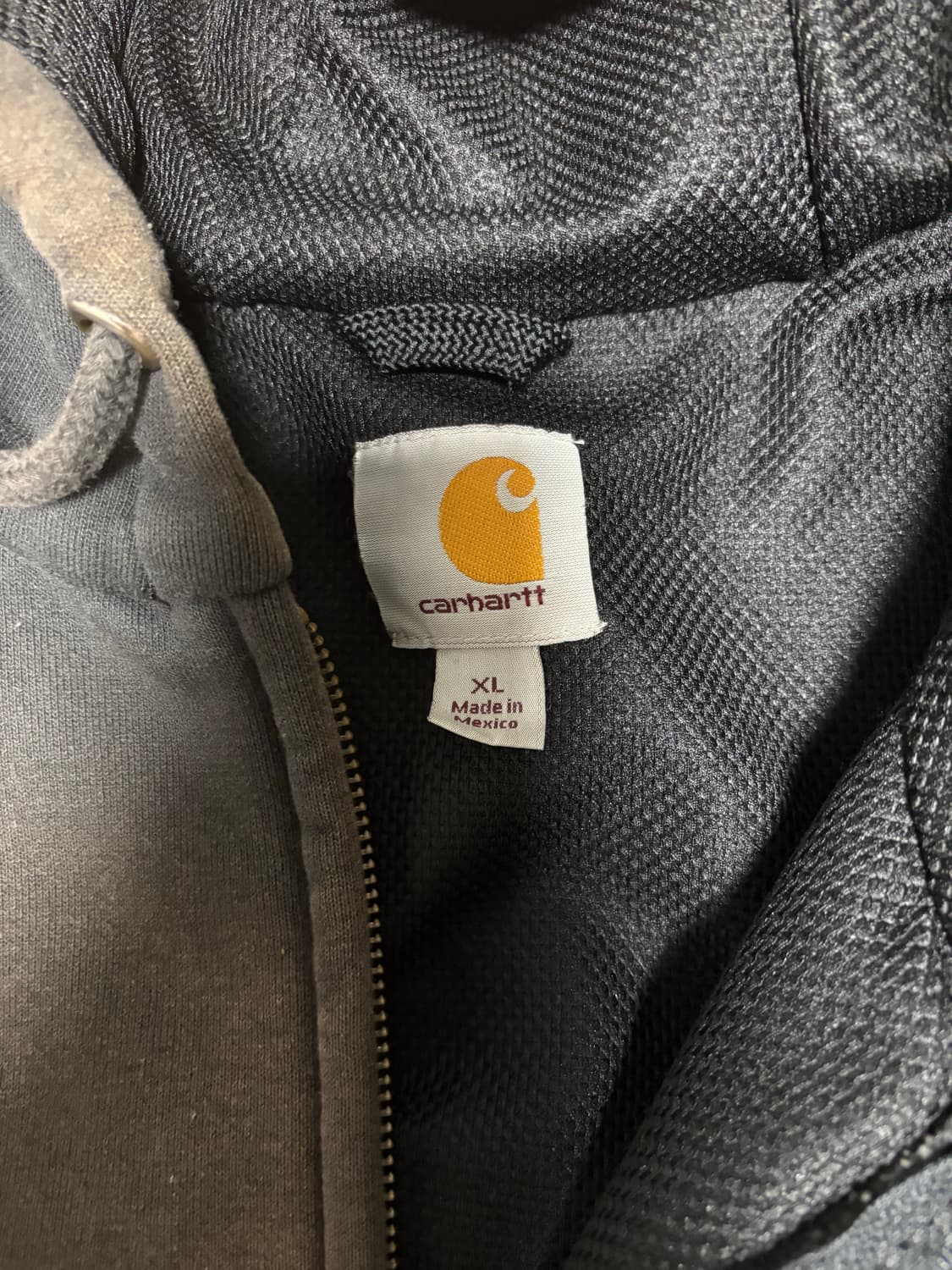 칼하트 썬 페이드 써멀 후드집업 블랙xl 상품이미지2