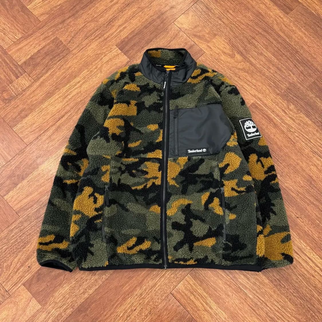 2XL 팀버랜드 카모 플리스 집업 자켓  상품이미지1