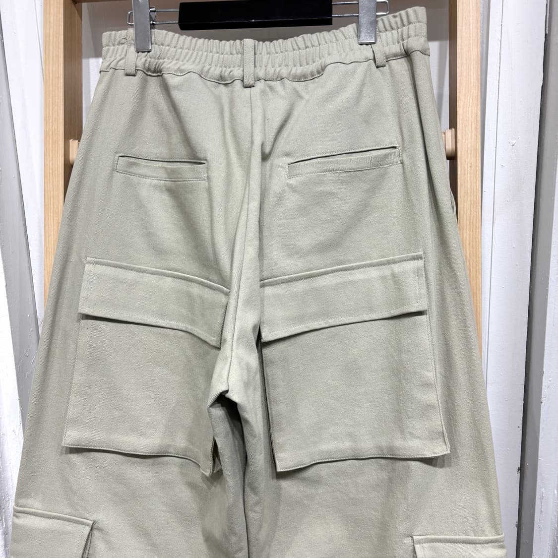 [새상품] 카고 빅포켓 면 와이드 팬츠 상품이미지5