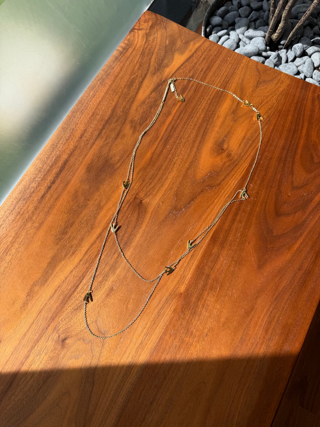 알렉산더 맥퀸 제비 레이어드 드롭 목걸이 상품이미지5