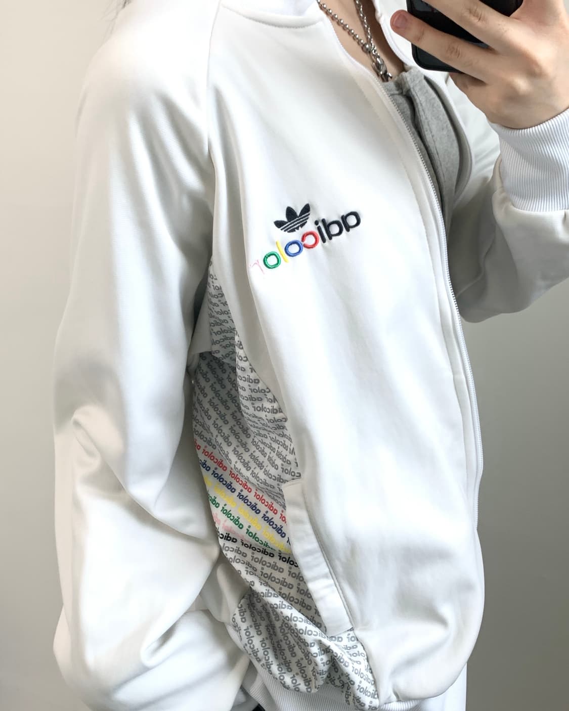 Adidas 아디다스 adicolor 화이트 트랙탑  상품이미지3