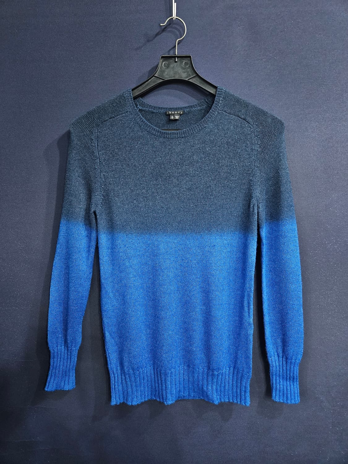 띠어리 투톤 남성 슬림핏 95 알파카 혼방 니트  상품이미지1