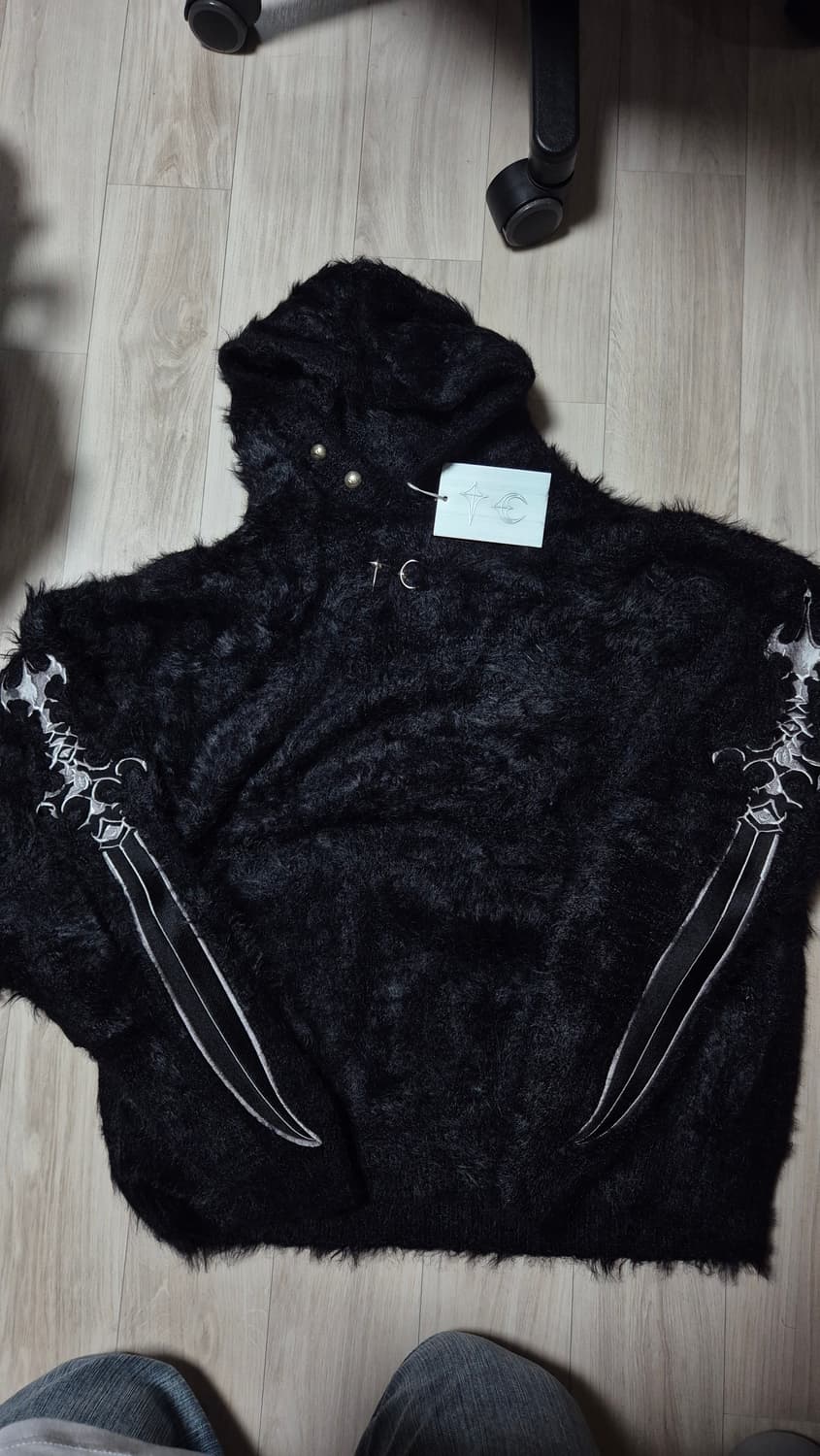 떠그클럽 퍼 소드 후드티 2사이즈 상품이미지1