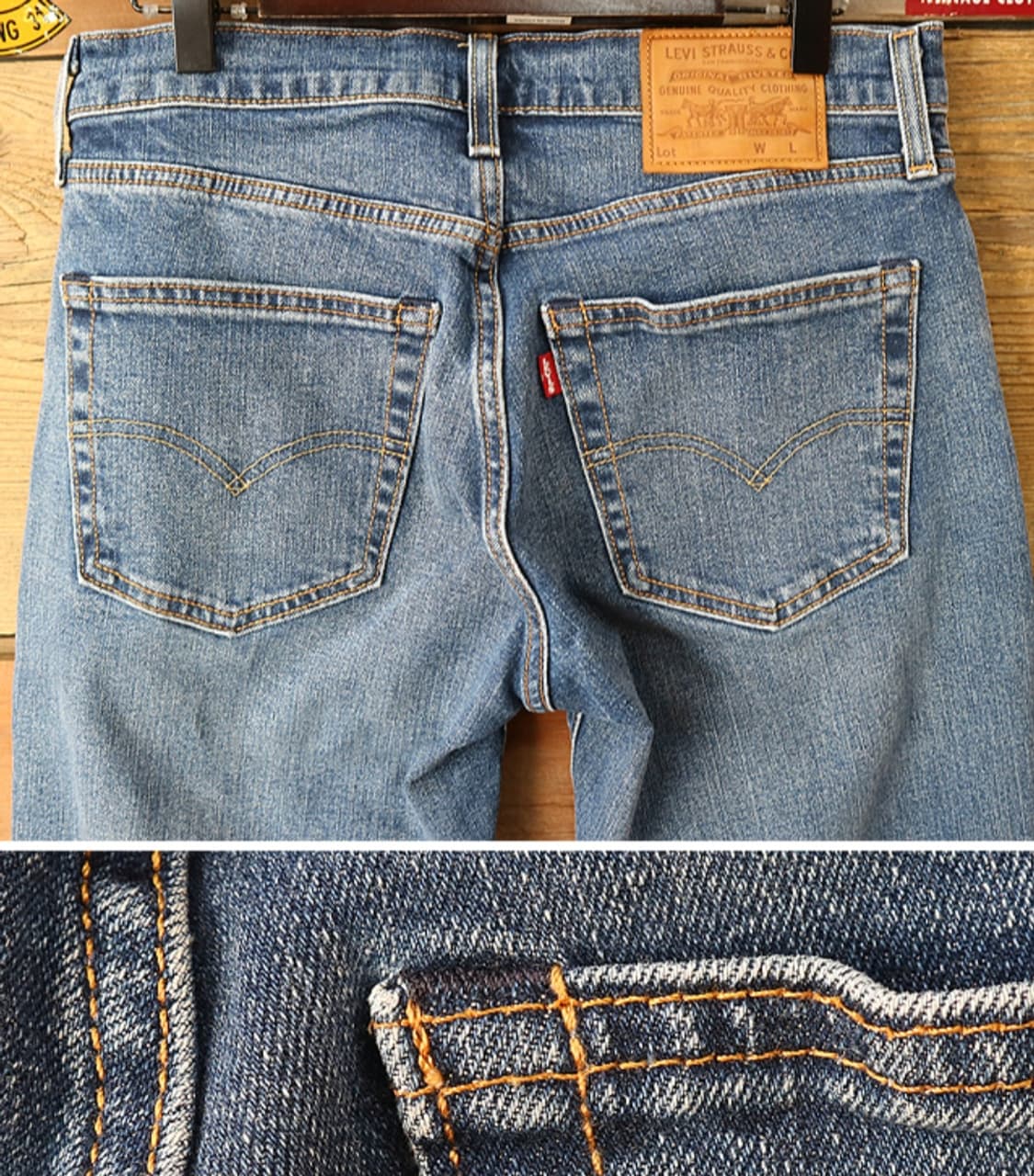 
LEVIS 리바이스 04-511프리미엄 워싱가공 슬림핏 데님  29사이 상품이미지5