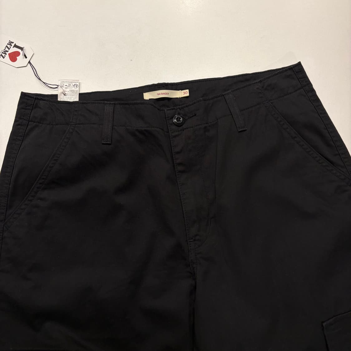[30] 리바이스 94 배기 블랙 카고 바지 팬츠 D510 상품이미지6