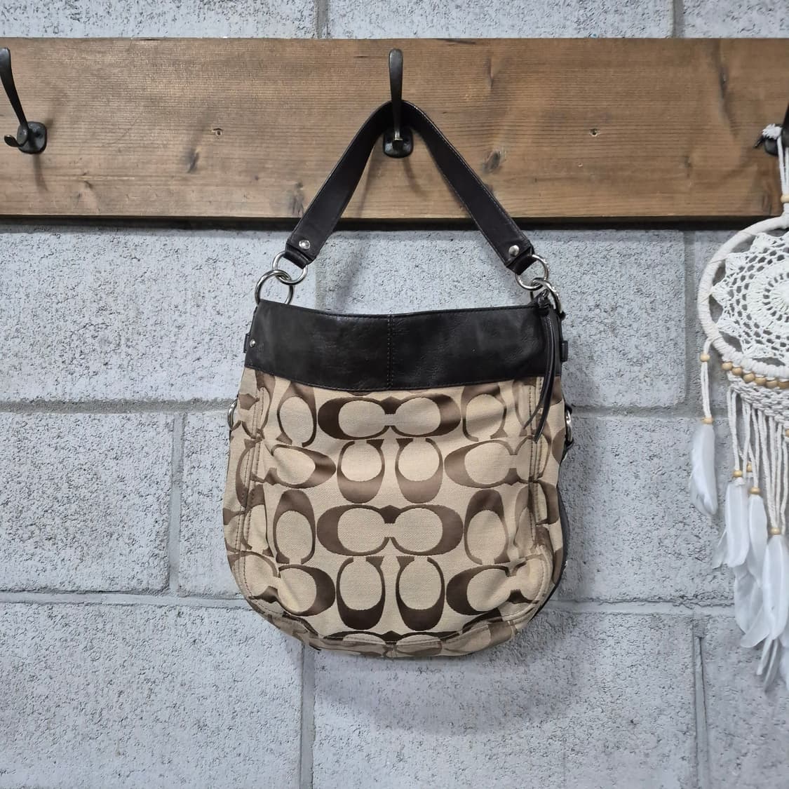 코치 시그니처 캔버스 호보백 상품이미지5