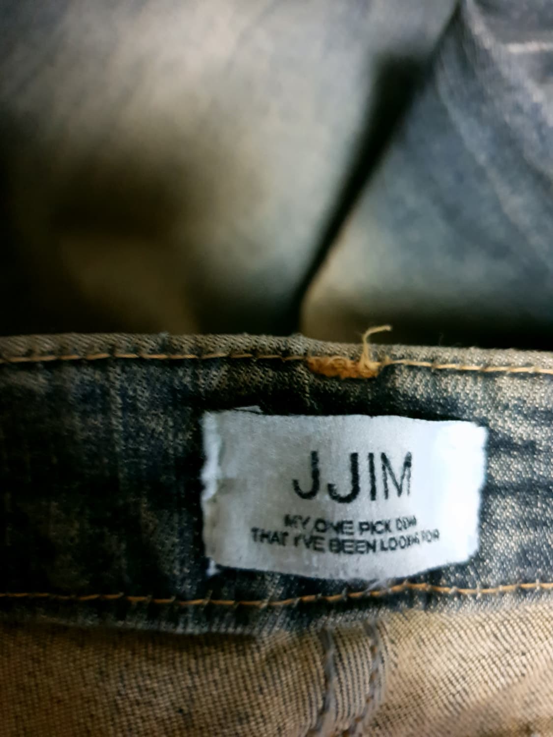 JJIM 빈티지워싱 로우라이즈 부츠컷 스판 데님팬츠 (M) 4종류 상품이미지9