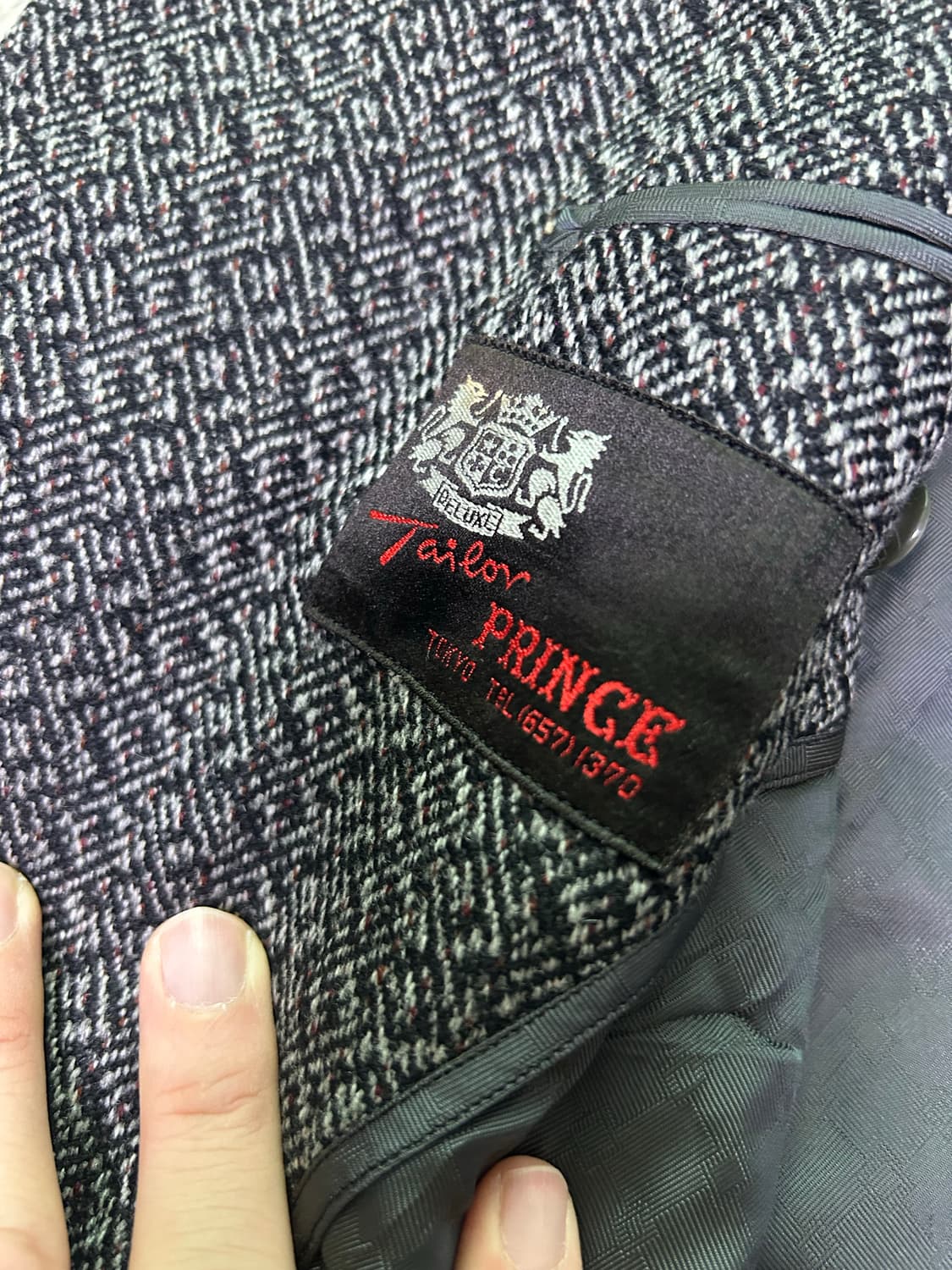 일제 해링본 코트 사이즈 105-110 상품이미지4