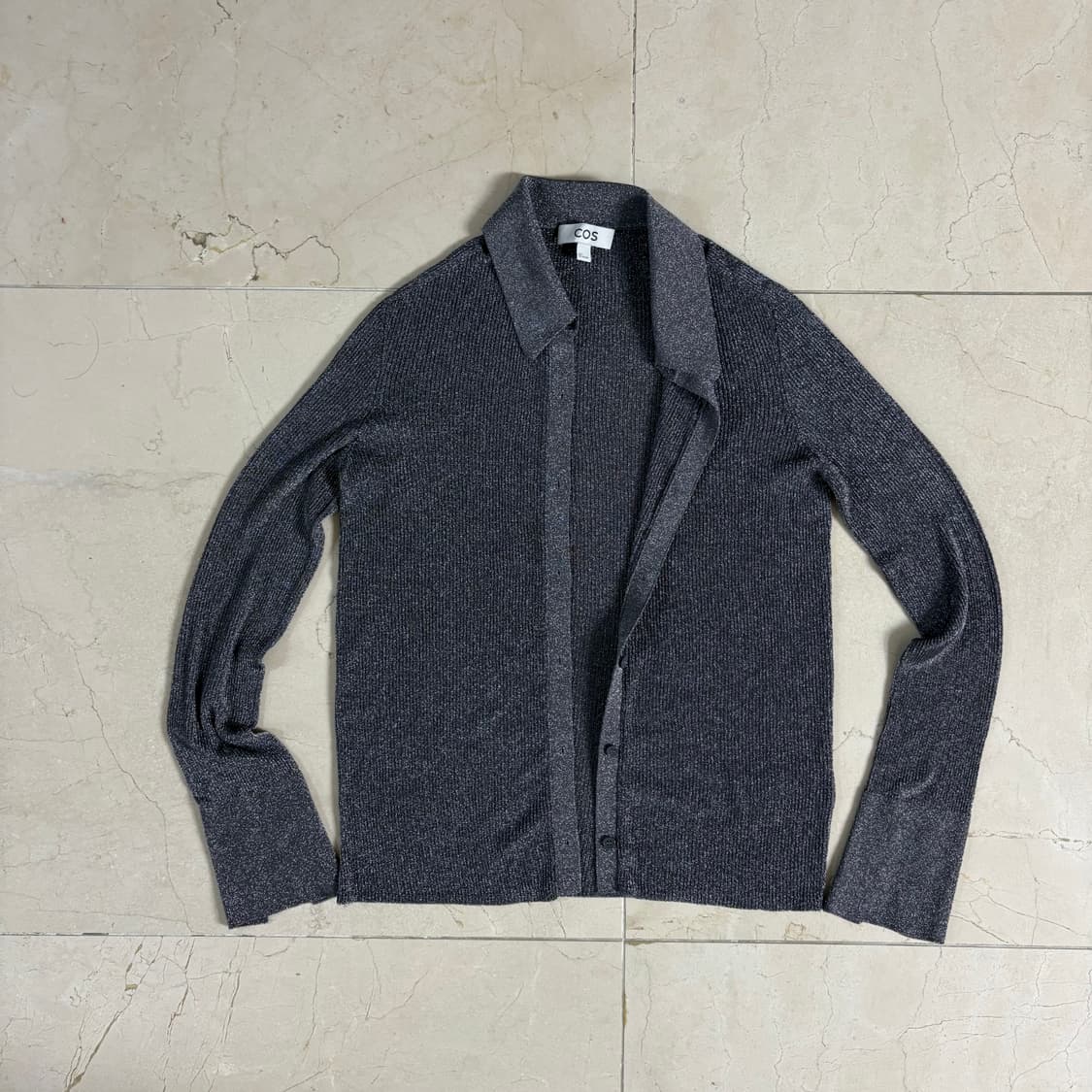 COS Sparkly Ribbed-knit Shirt 상품이미지4