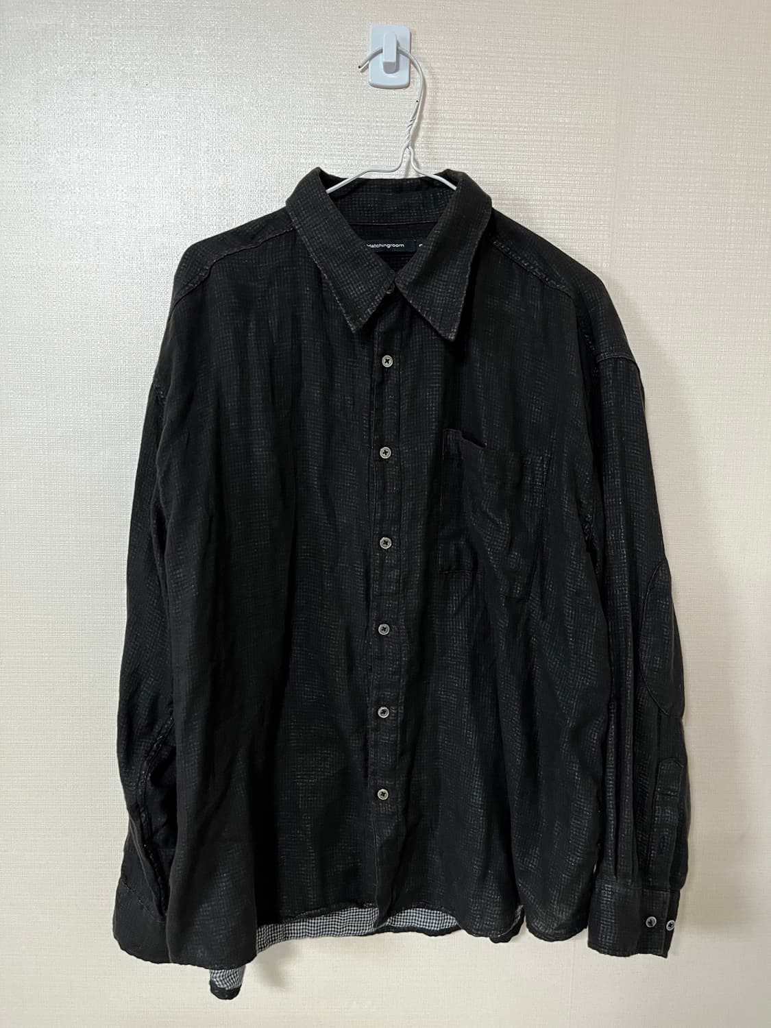 해칭룸 아카이브 셔츠 블랙 상품이미지1