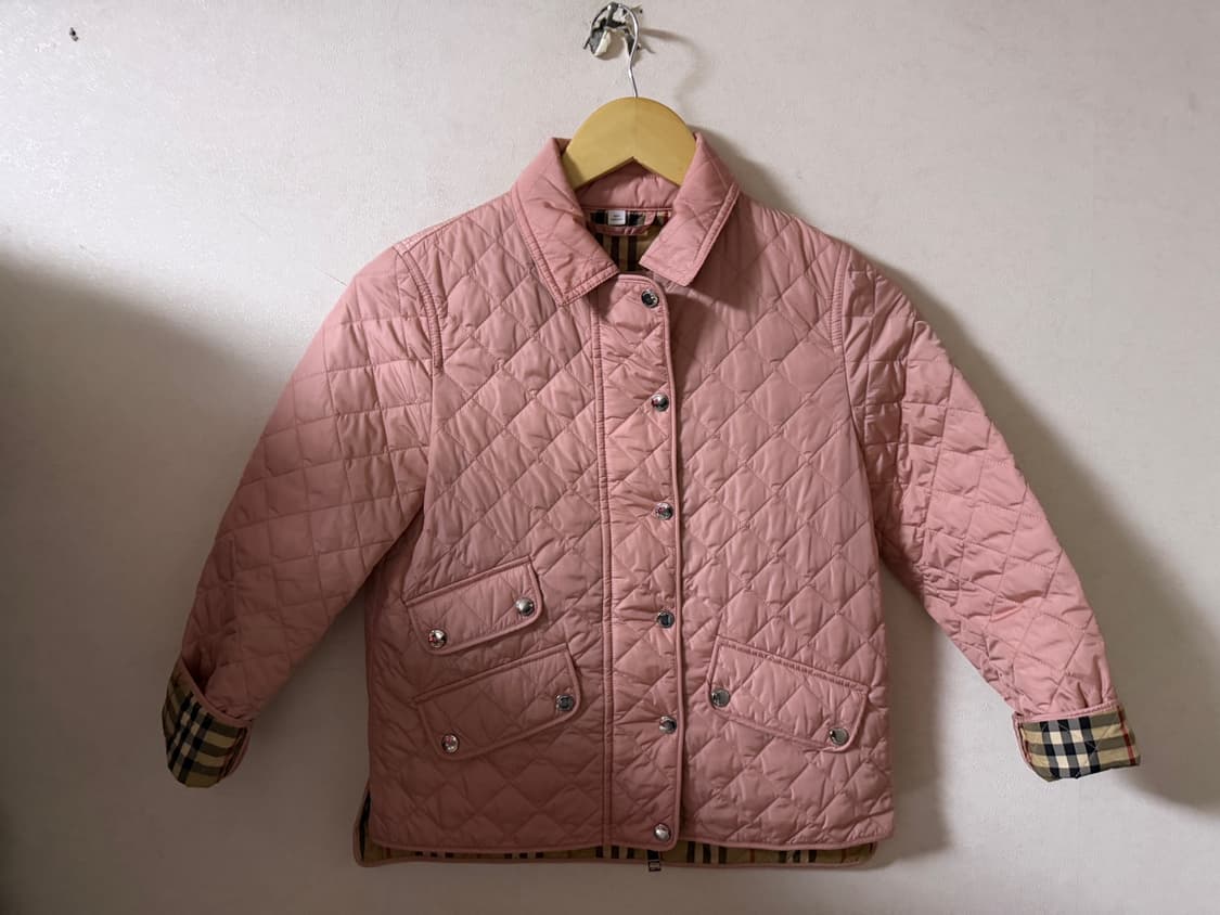 버버리 아동 여성 노바체크 퀄팅 자켓 (10Y, 140) 상품이미지10