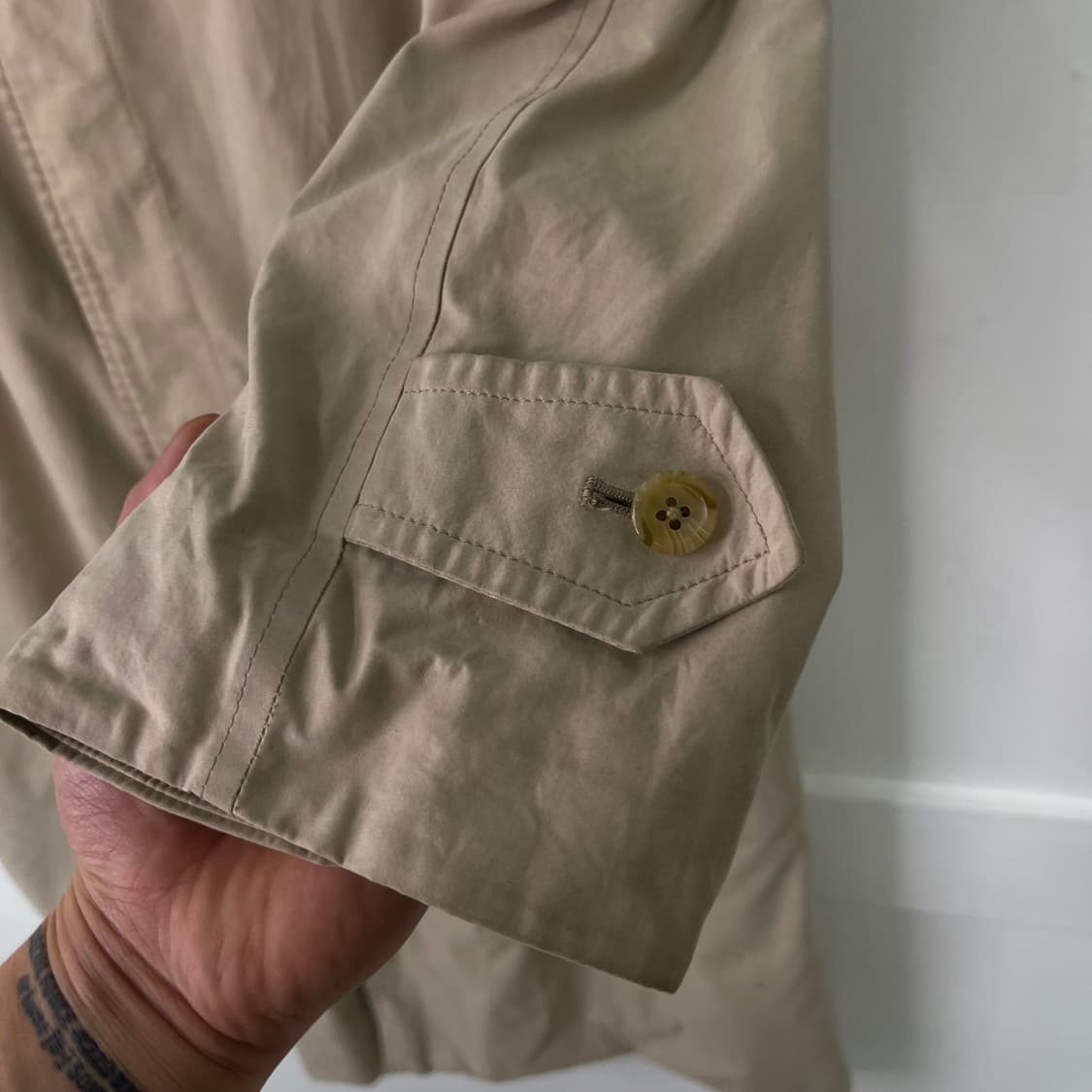 100 버버리 더블 트렌치 코트 상품이미지5