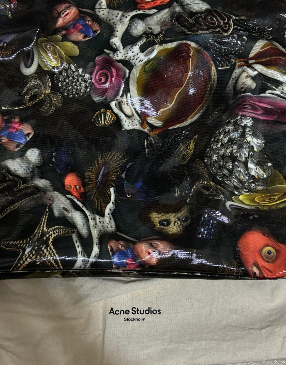 ACNE STUDIOS 멀티컬러 프린트 토트백 상품이미지4
