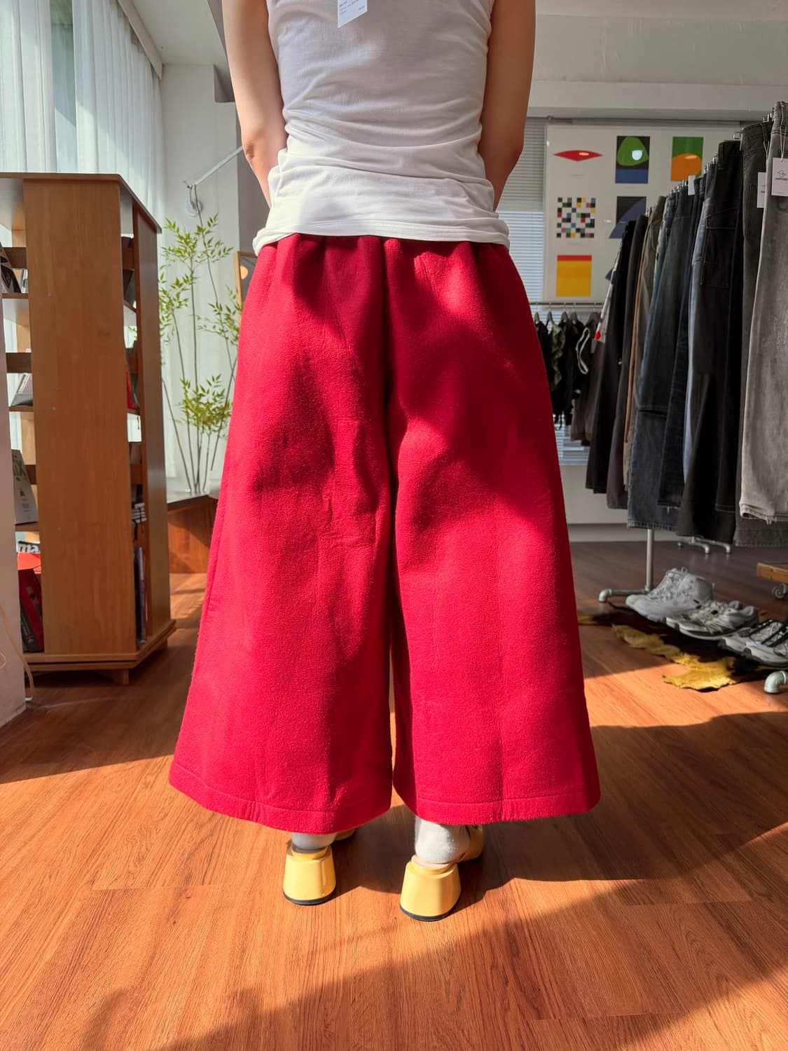 꼼데가르송 꼼데가르송 21AW 솔리드 하카마 팬츠 상품이미지2