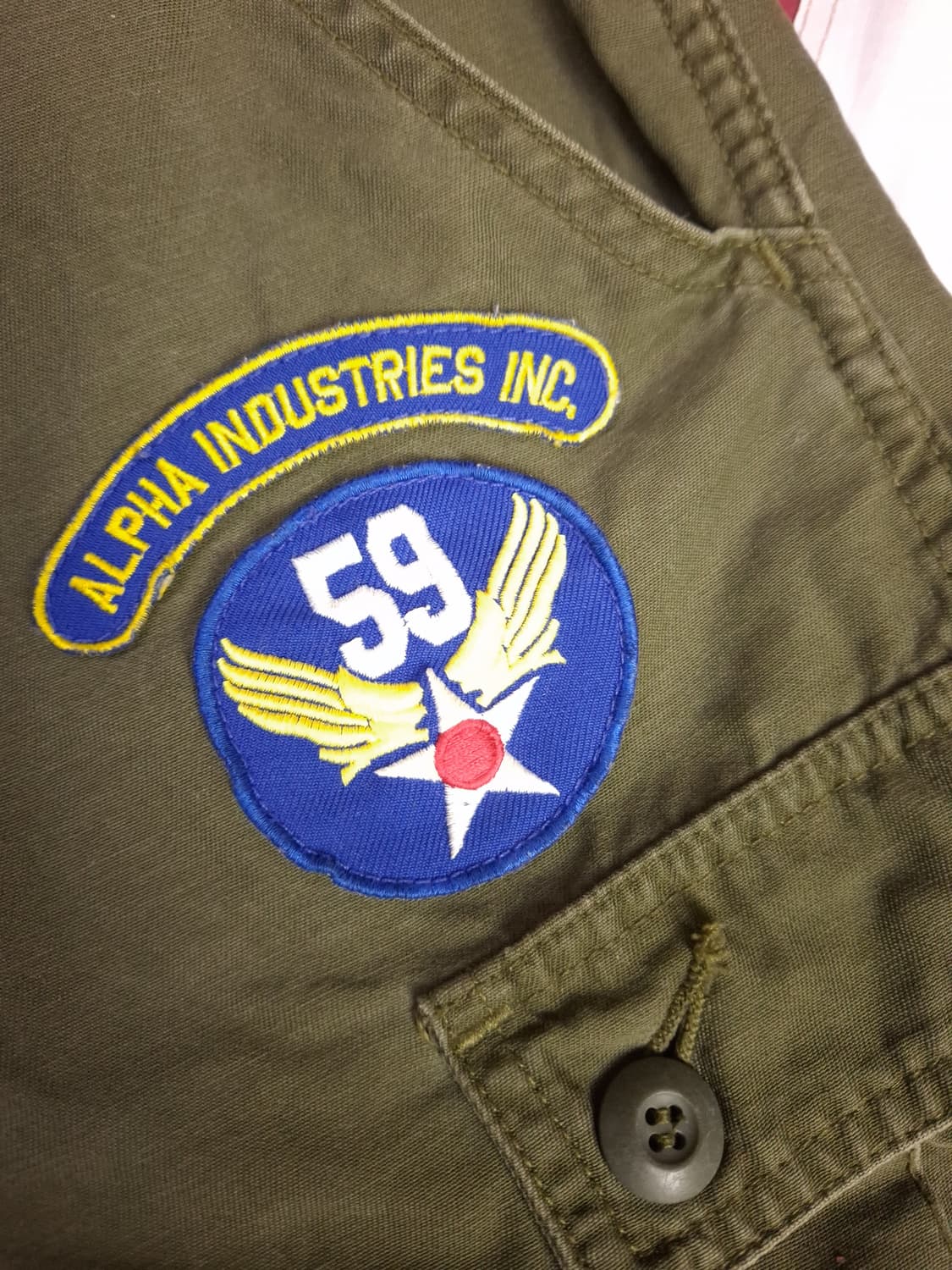 오리지날 일본판 알파사 밀리터리 패치 카고 반바지 상품이미지3