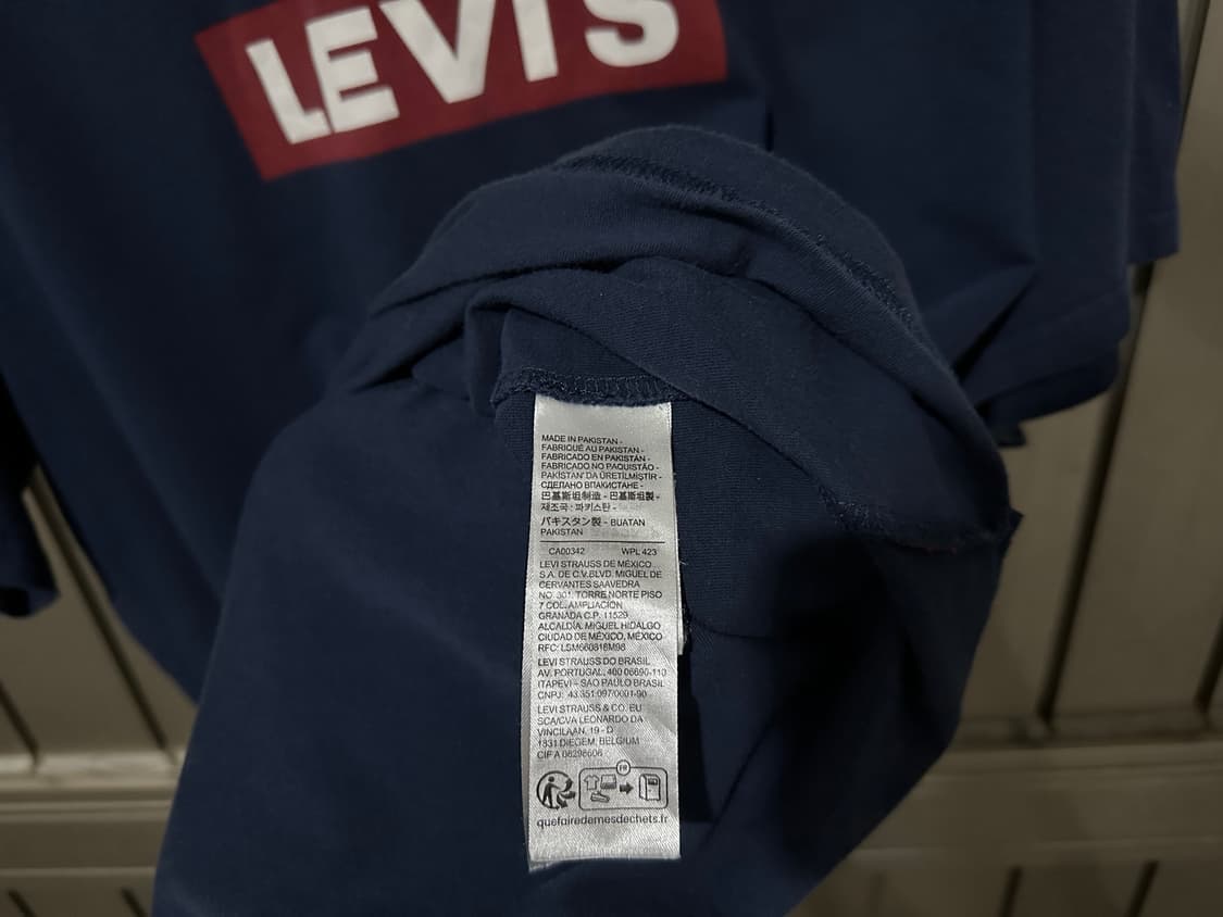 Levi’s Navy T-shirt 상품이미지4