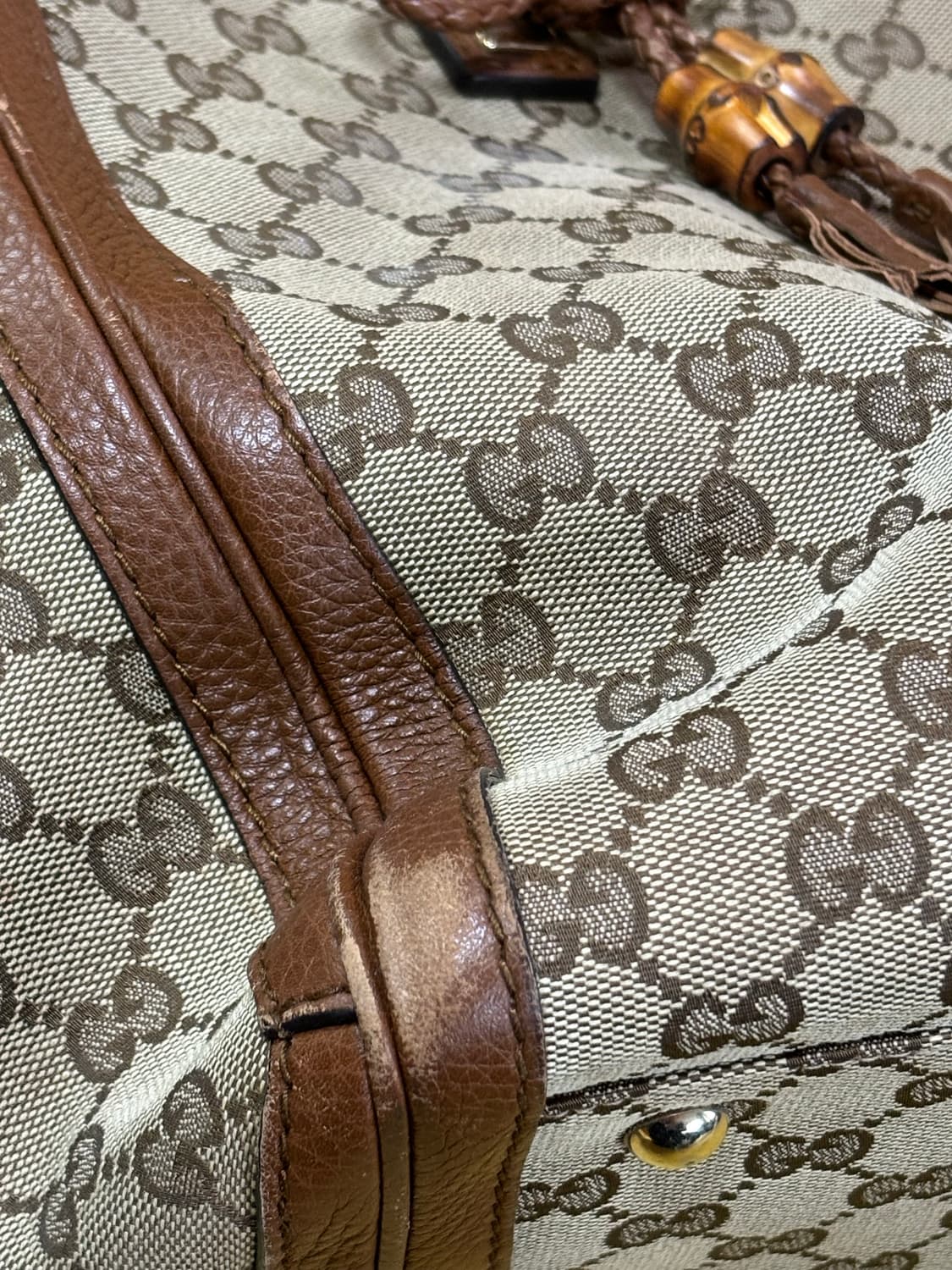 구찌 GG 자가드 쇼퍼 숄더백(보증 영수증 보유) 상품이미지7