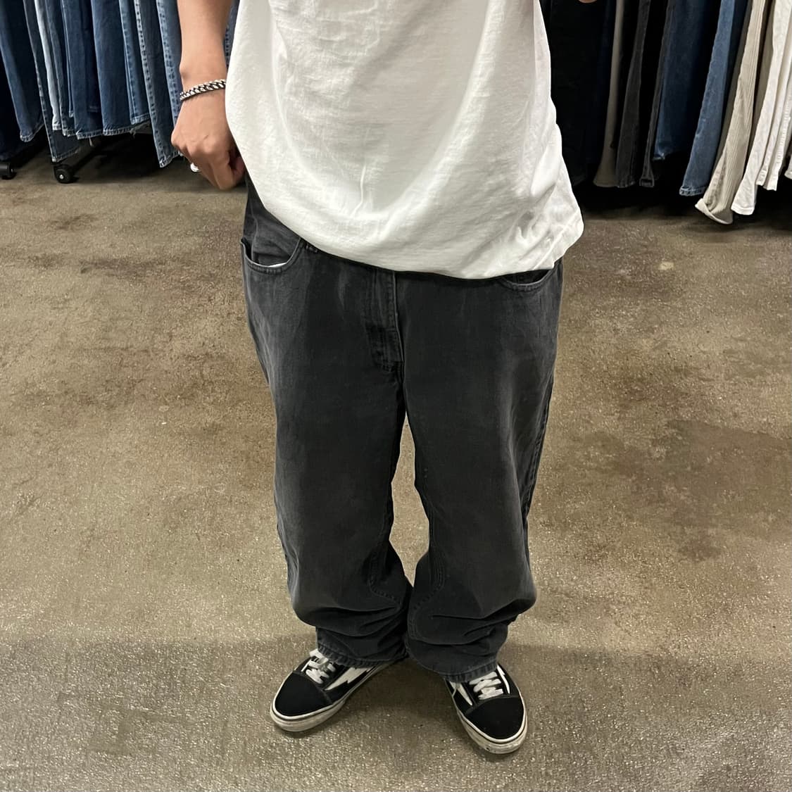 리바이스550 블랙진 (38“) 상품이미지7