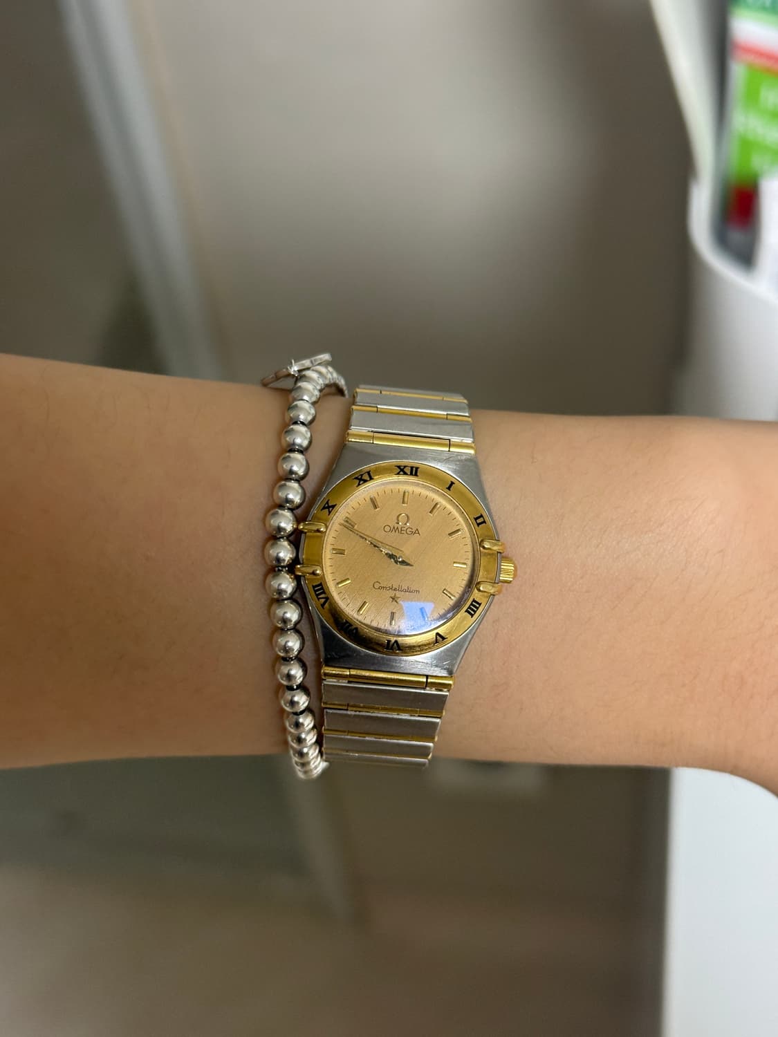 오메가 18k 컨스텔레이션 콤비 여성 시계 상품이미지1