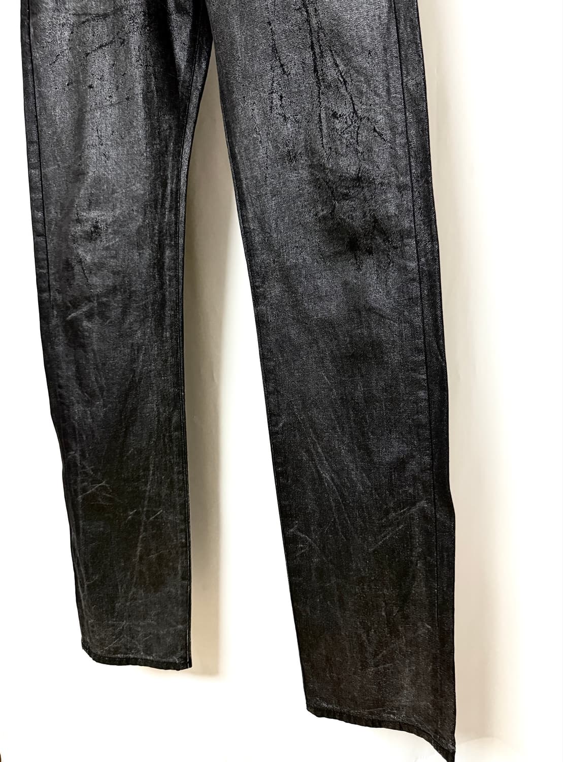 Dior Homme 06s Crashed Waxed Denim Pants 상품이미지3