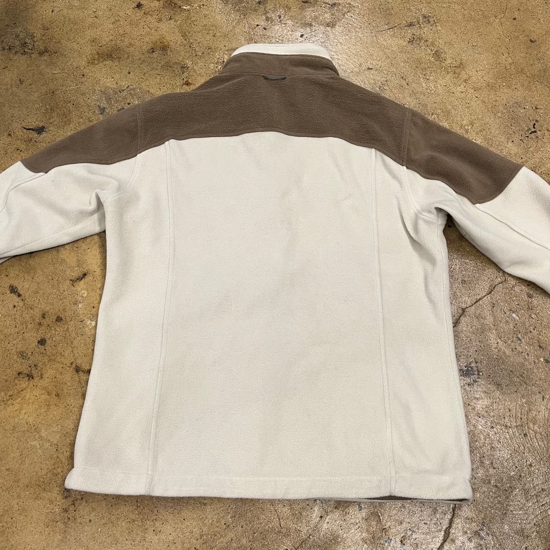 [정품/95,m] 컬럼비아 플리스 자켓 아이보리브라운 b16 상품이미지4