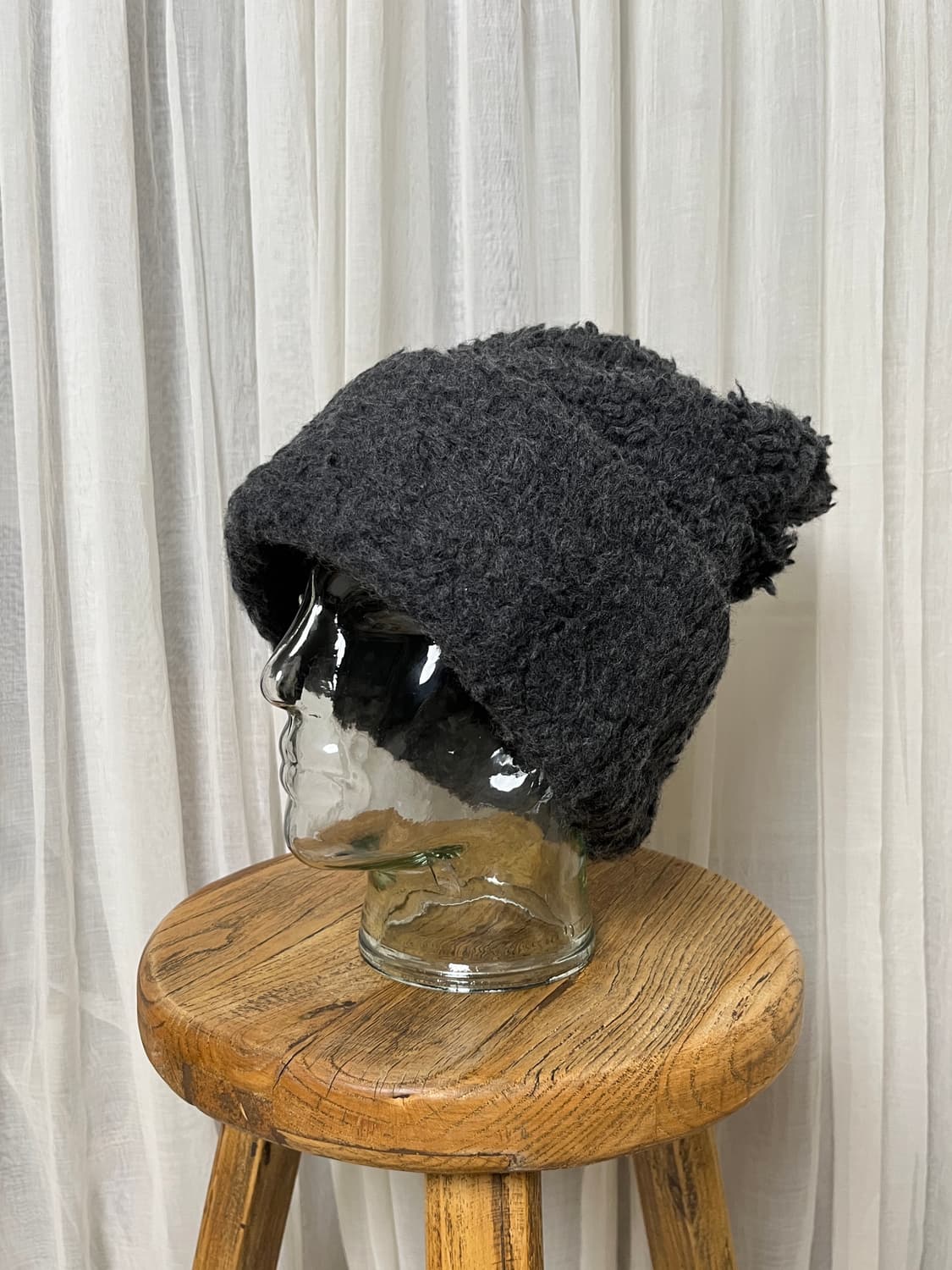 꼼데가르송 부클 울 빅비니 comme des garcons beanie 상품이미지8