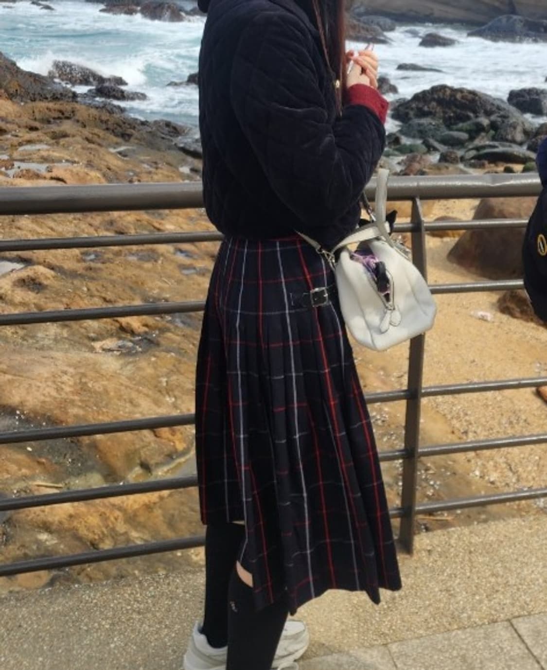 버버리 노바 체크 플리츠 랩 스커트 상품이미지8